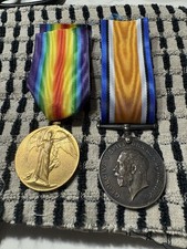 Ww1 Pair To The Cheshire Regiment