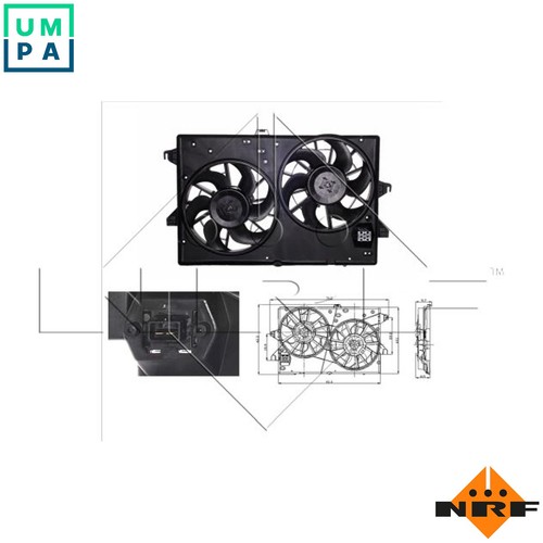 Fan engine cooling - fan, for