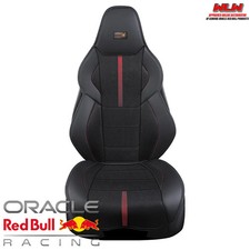 FOR VW BEETLE BORA - RED BULL RACING SEAT CUSHION UNIVERSAL FIT SINGLE CHAIR OFF