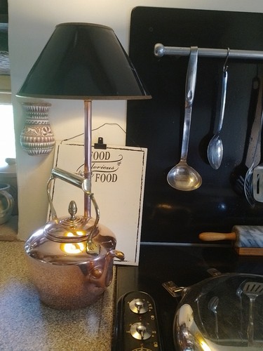 Vintage copper teapot - teapot, quirky