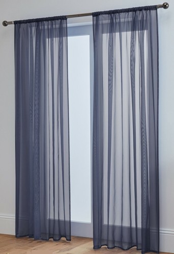 Voile curtains pair - voile, panels)