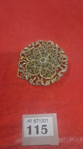Intricate brass floral - intricate,