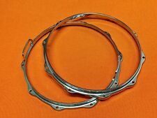 Original Set Hella Die Cast Chrome Hoops Snare Drums Lite Hilite Phonic Signature