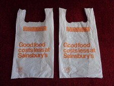 2 x Vintage 1990 SAINSBURYS