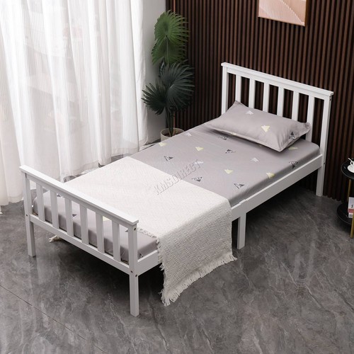 Single bed solid pine - bed, wood