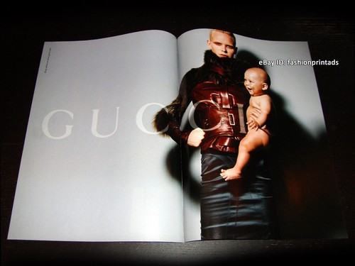 Vintage gucci page print ad - print,