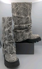 AZALEA WANG MATE SNAKE BOOTIE BOOT- SIZE 6