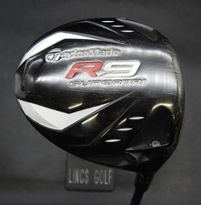 TaylorMade R9 SuperTri Driver Stiff Graphite Shaft Black Grip*