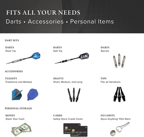 Accolade aluminum dart case - accolade,