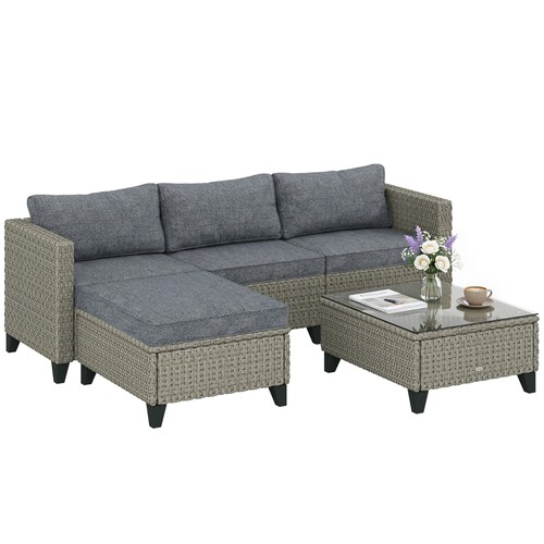 Outsunny pcs rattan - 5,
