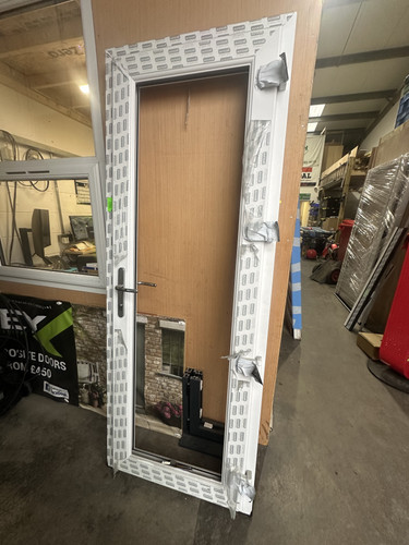 Upvc door - upvc, installed)