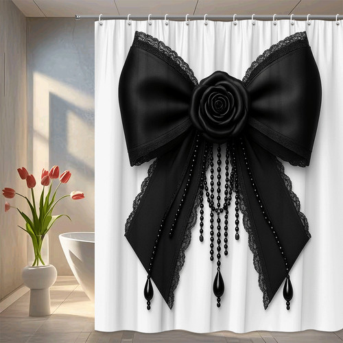 Elegant black shower - black,