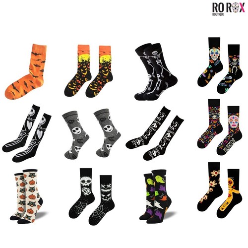 Rox gothic socks skeleton - ro,
