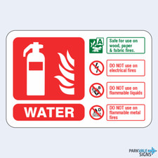 Water Fire Extinguisher ID