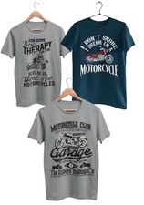 Pack of 3 Biker T Shirts Gift