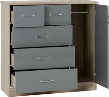 1 Door & 5 Drawer Low Small