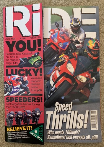 Ride magazine june 2000 yamaha - magazine,