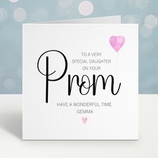 Personalised prom night card - prom,