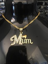 18k 18ct Gold Filled CZ Mum