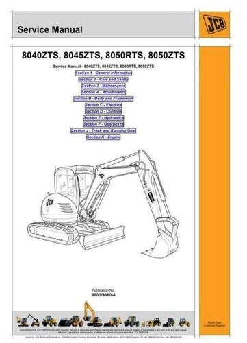 Jcb 8040zts 8045zts 8050zts - 8045zts,,