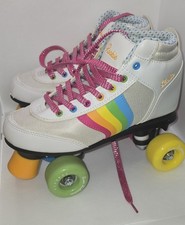 Rookie Forever Rainbow Quad Roller Skates UK Size 4