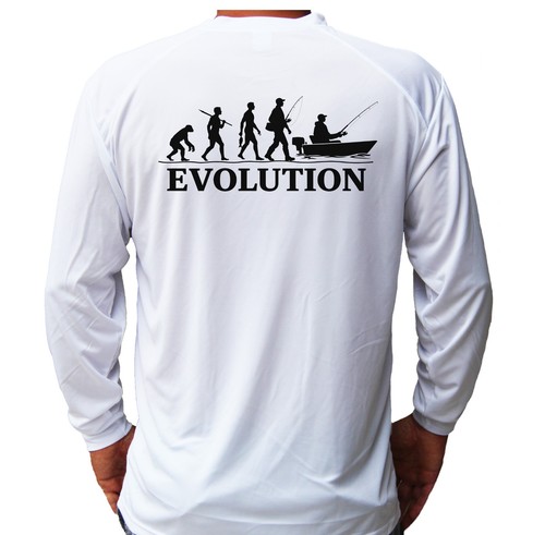 Evolution fisherman fishing - evolution,