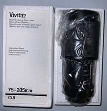 Vivitar Lens 75-205mm f3.8