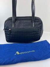 Aquascutum bag shoulder bag nylon with leather handles NEW w dustbag ref tmn