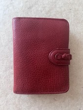 Radley Medium Red Leather Bifold Purse Wallet