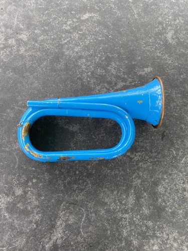 Vintage military bugle horn - bugle,
