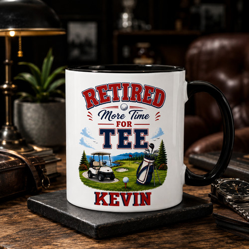 Golfer retirement mug funny - retirement,