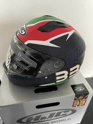 Brad binder signed helmet - brad,