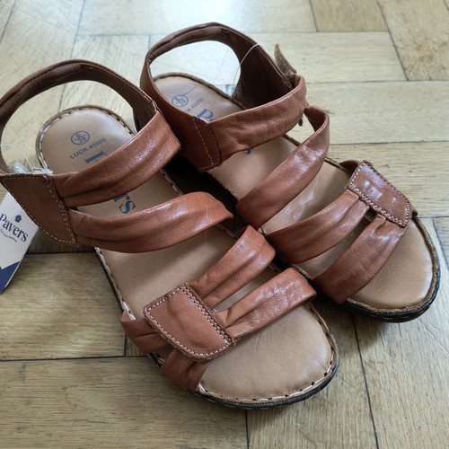 Pavers leather comfort sandals - pavers,