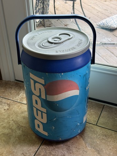 Pepsi soda can shaped cooler - soda,