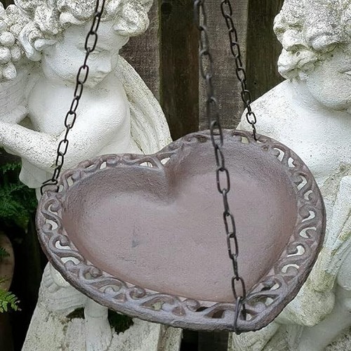 Cast iron decorative bird - cast,