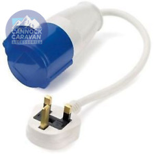 Caravan Hook Up Adapter 230V UK Mains Conversion Plug Connector Lead Camping