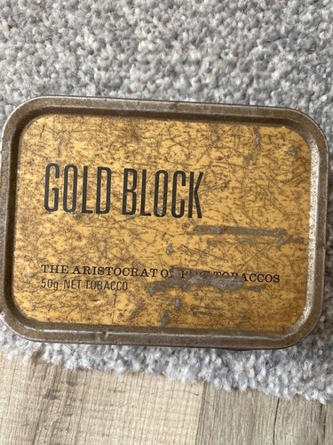 Vintage gold block cigarette - vintage,