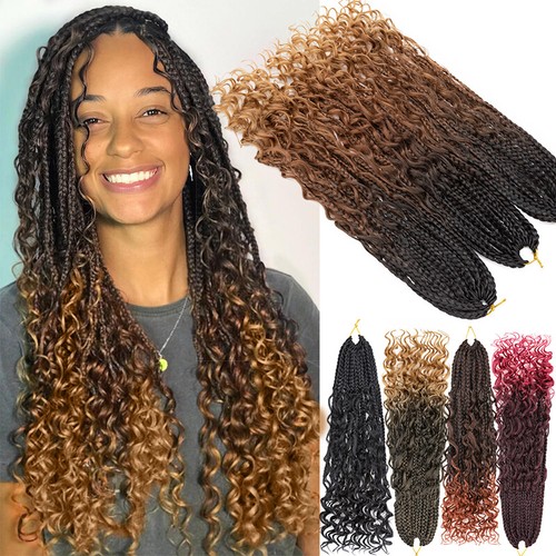 Boho box braids afro - box,