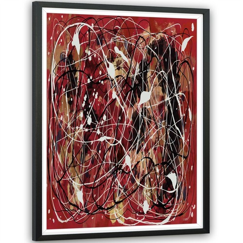 Abstract red black and - red,