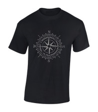 COMPASS VINTAGE MENS T SHIRT