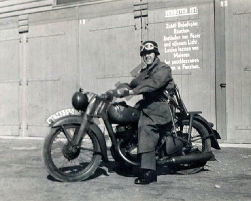 German soldier posing with - posing,