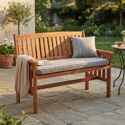 Stylish wooden seater - stylish,