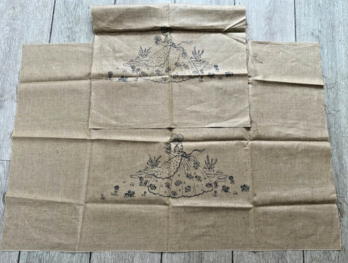 Vintage crinoline lady - crinoline,