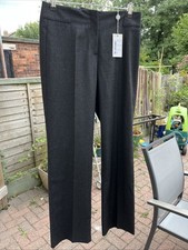 Rafaello Rossi by Schera Wool & Cashmere Light Weight Grey Trousers Size 40