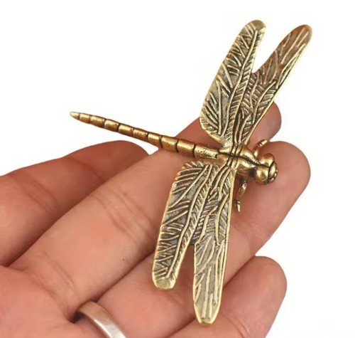 1pc vintage brass dragonfly - vintage,