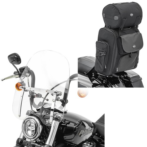Set sissybar windshield s1 - sissybar, +