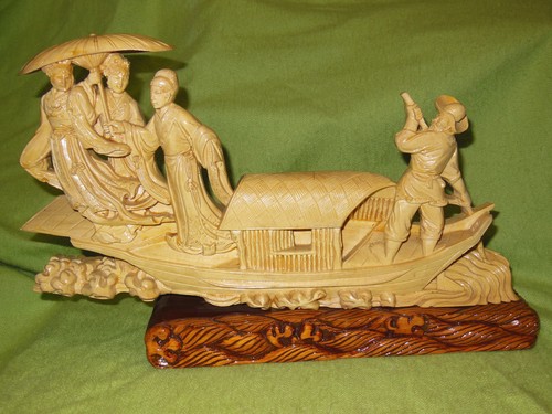 Old wooden relief - wooden,