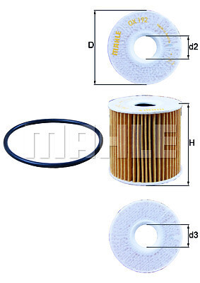 New oil filter for nissan - new,