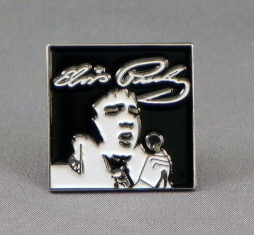 Black old elvis - old, enamel