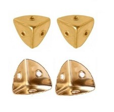4 x BRASS 28mm CASE CORNER